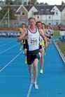 Kristopher Gauson winning the 1500 metres at the Scottish Championships, Scotstoun  Stadium, Glasgow.
